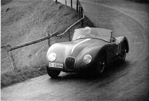 1961 Silvio Moser at the Mitholz-Kandersteg Hillclimb