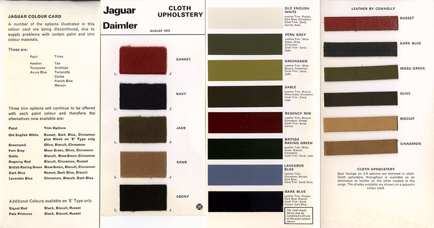 Heritage Colour Chart